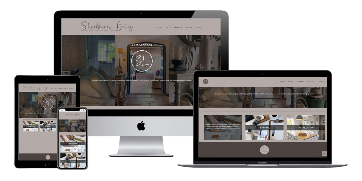 Interior design branding and website design/development